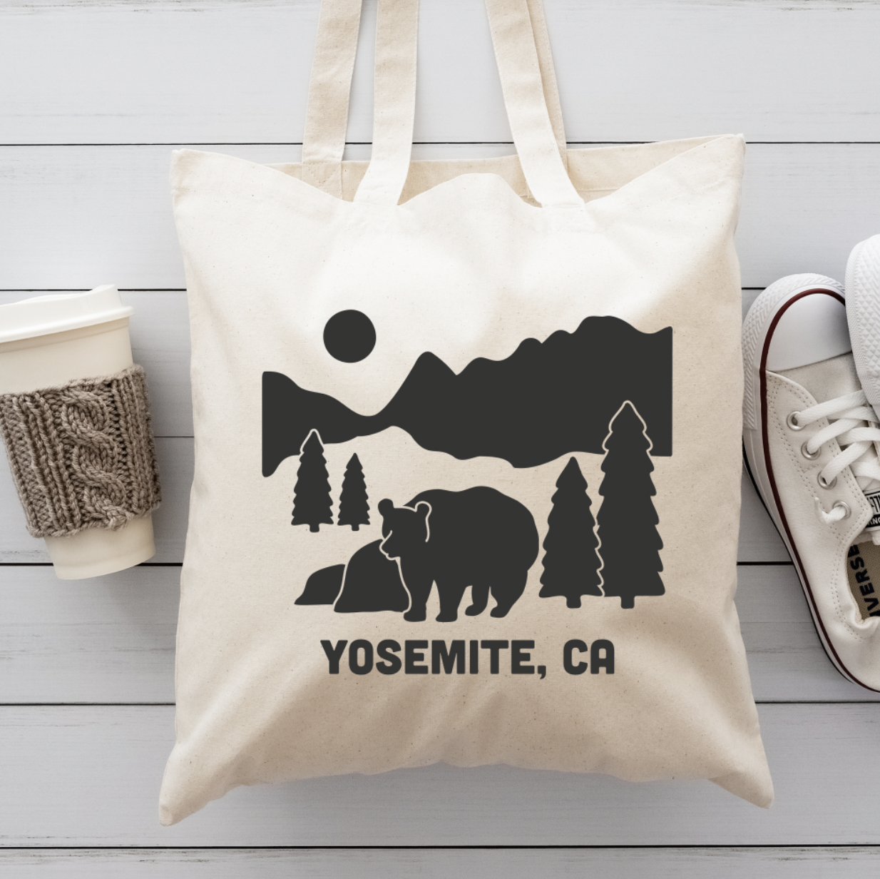 Yosemite National Park Canvas Totes