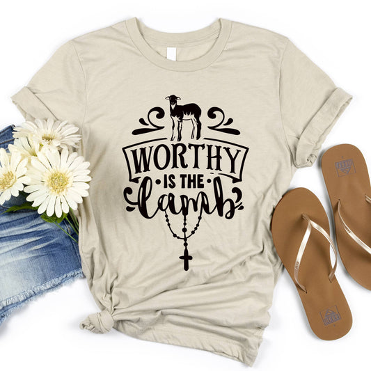 Worthy is The Lamb Christian Tee