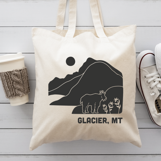 Glacier National Park Canvas Totes