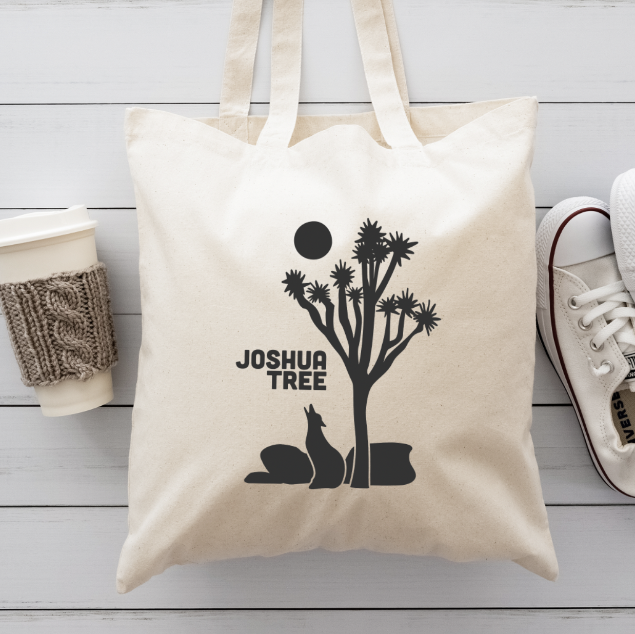 Joshua Tree Canvas Totes