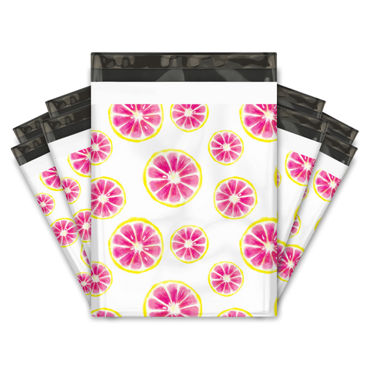 10x13" Poly Mailers Citrus Design
