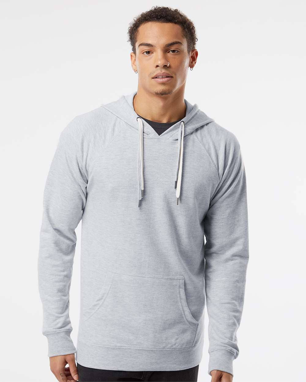Unisex Lightweight Loopback Terry Hoodie