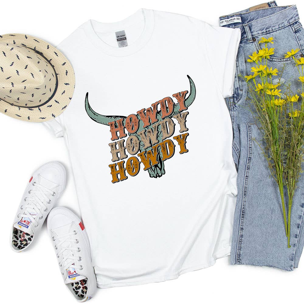 Howdy Bull Skull Shirt