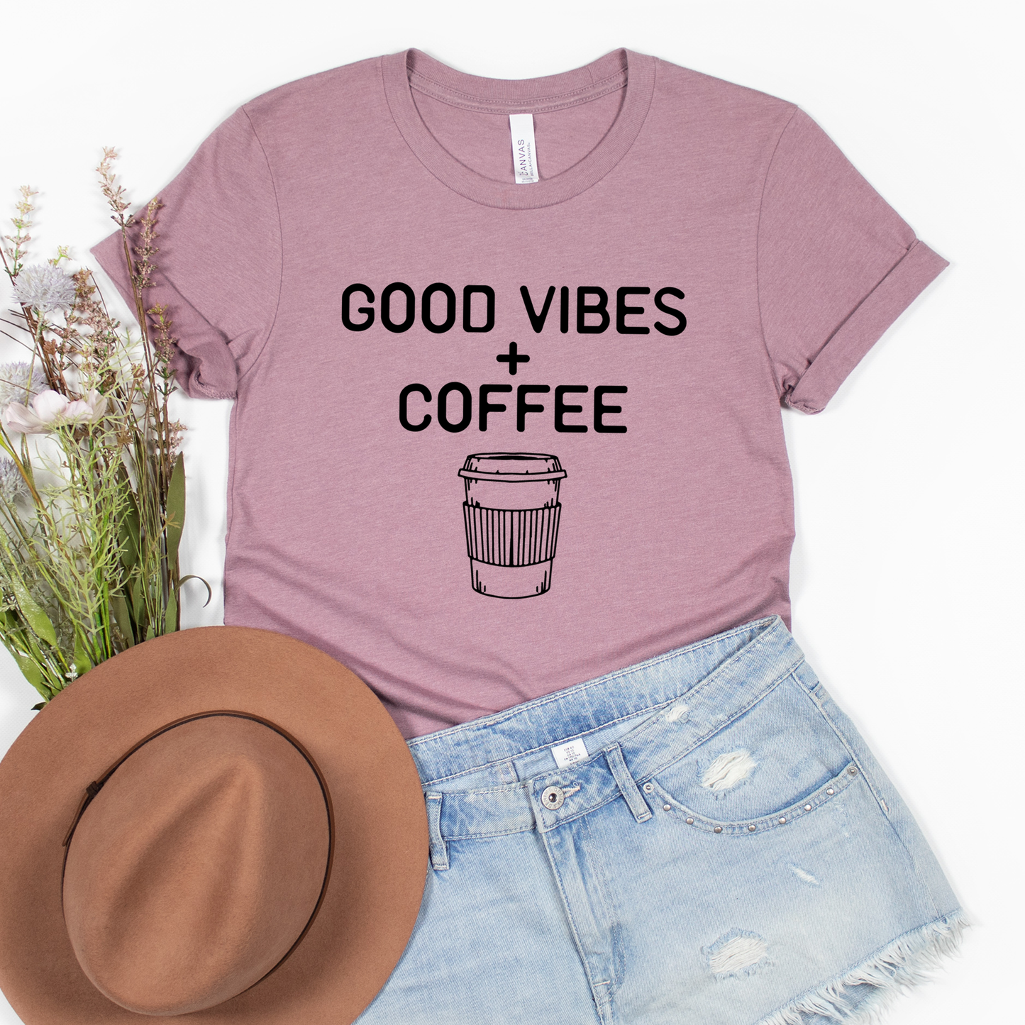 Good Vibes And Coffee Shirt