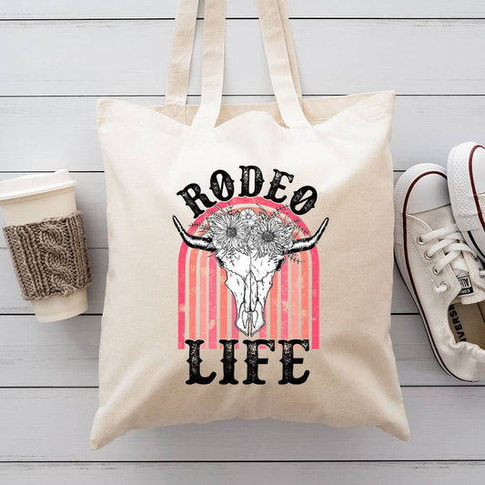 Rodeo Life Canvas Totes