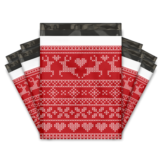 10x13" Poly Mailers - Ugly Christmas Sweater
