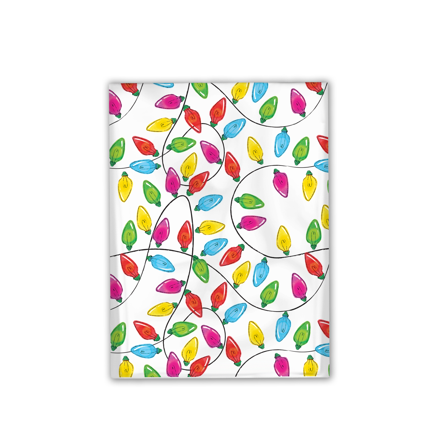 12x15" Christmas Lights Poly Mailers