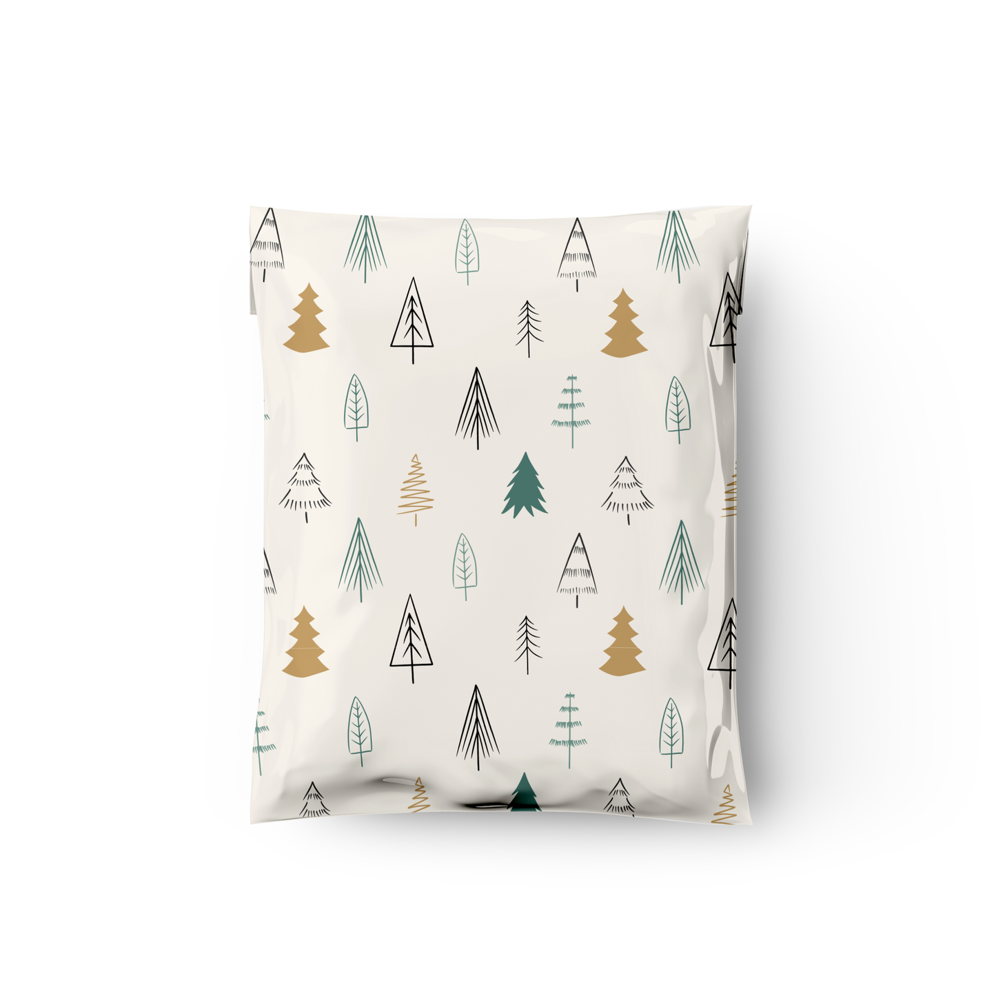 12x15" Christmas Trees Poly Mailers