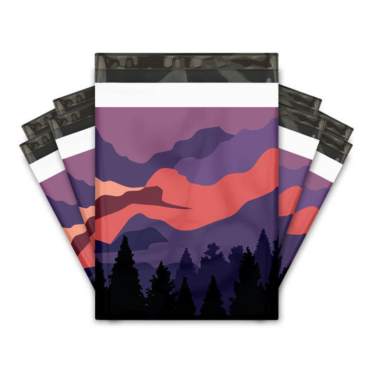 10x13" Poly Mailers - Mountains