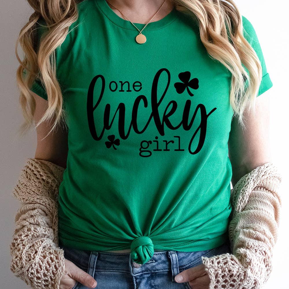 One Lucky Girl Shirt, Patrick's Day