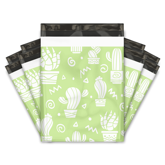 19x24" Green Cactus Poly Mailers