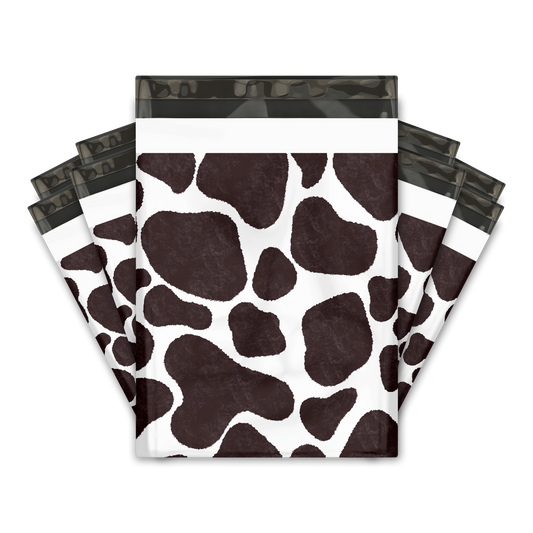 10x13" Poly Mailers - Cow Print