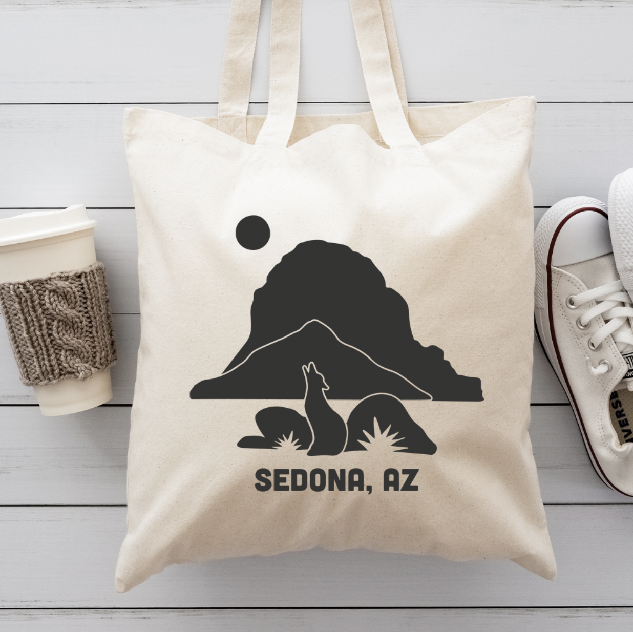 Sedona National Park Canvas Totes