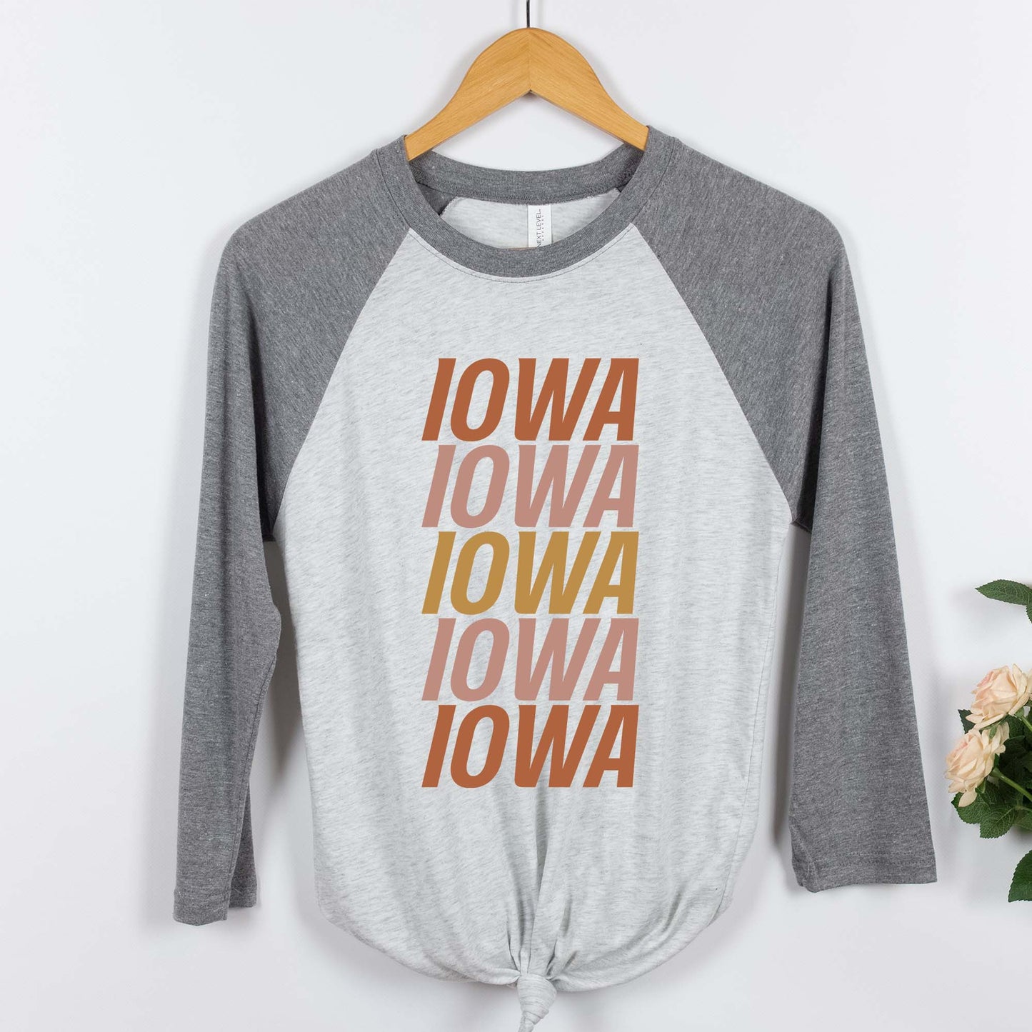 IOWA State Raglan, 3/4 Sleeve Raglan