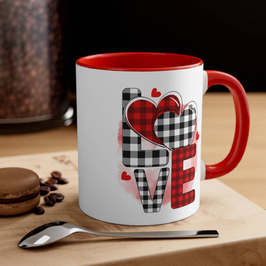 Love Hearts Valentine's Day Coffee Mug