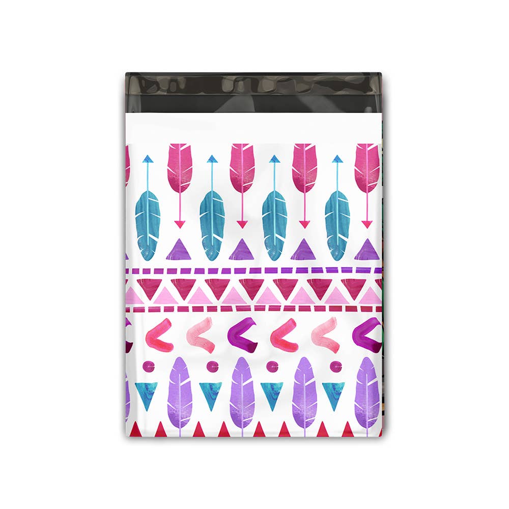 10x13" Poly Mailers - Pink Arrows