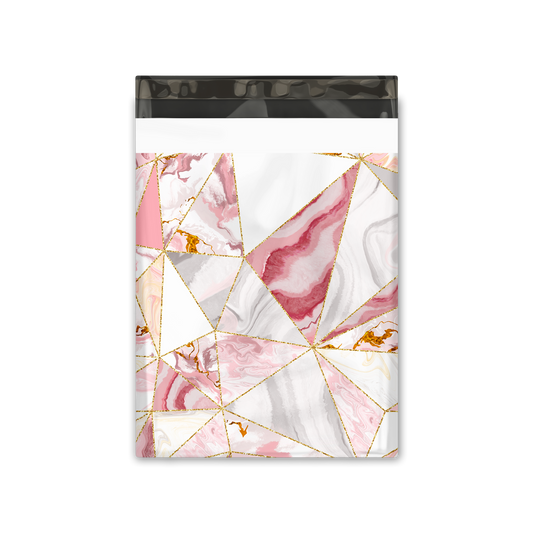 10x13" Poly Mailers - Pink Metal
