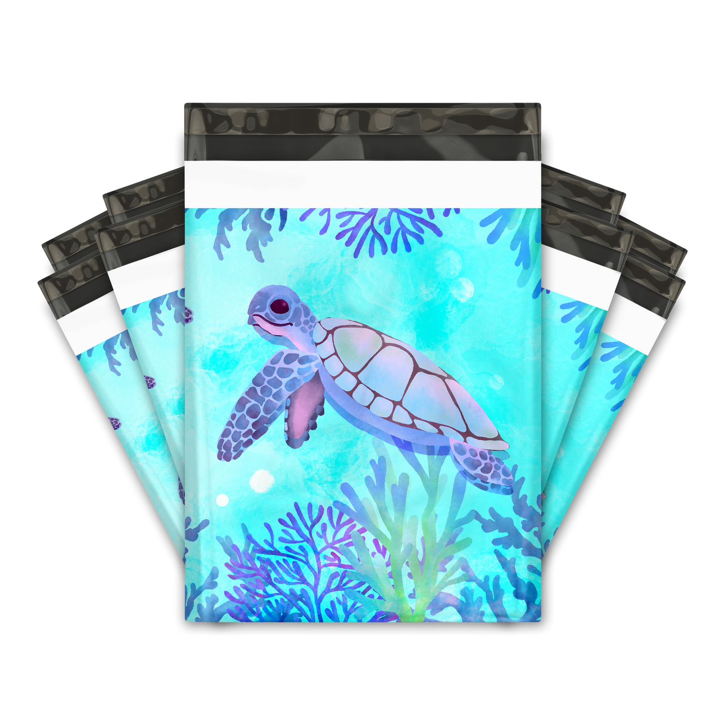 10x13" Poly Mailers - Magical Sea