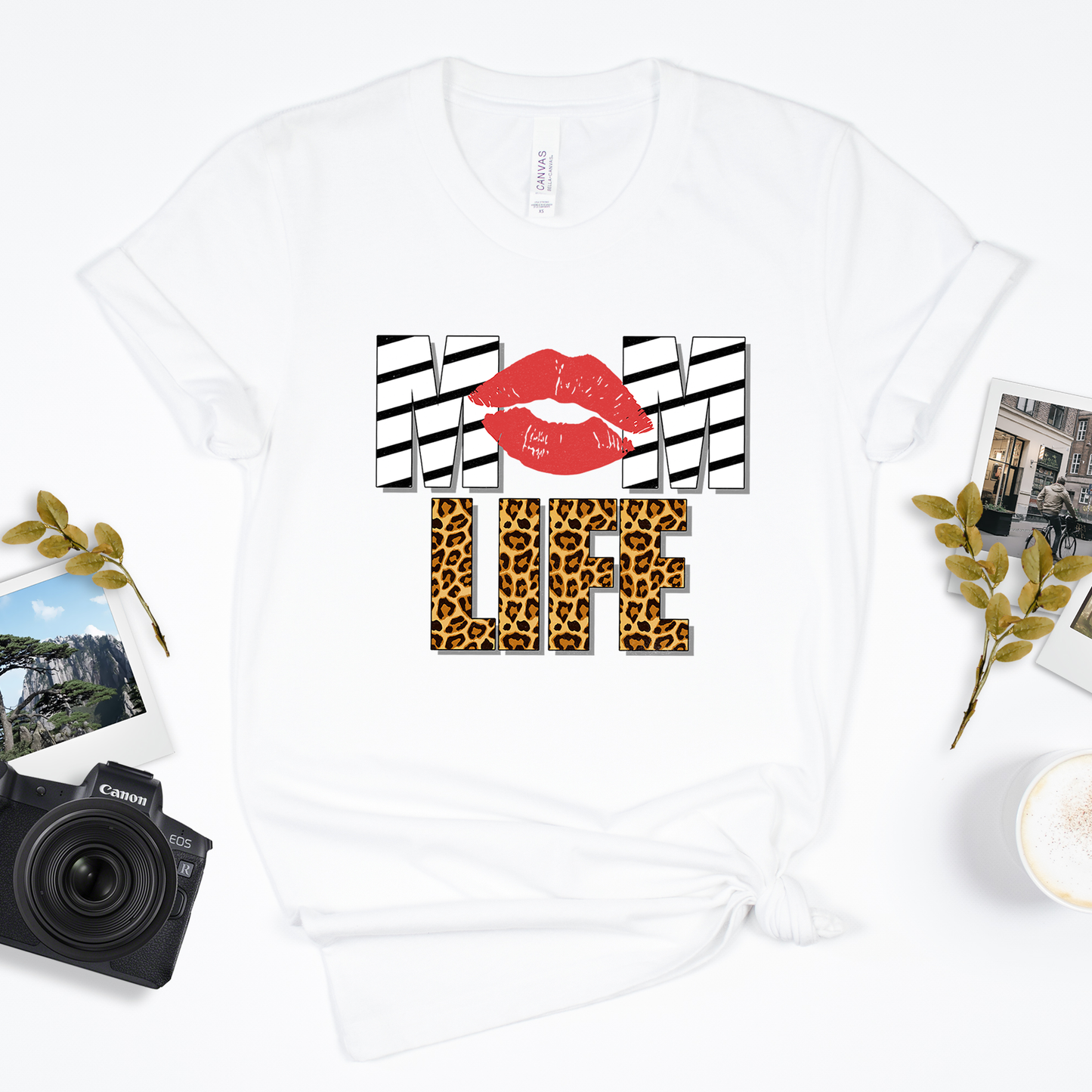 Mom Life Leopard Shirt