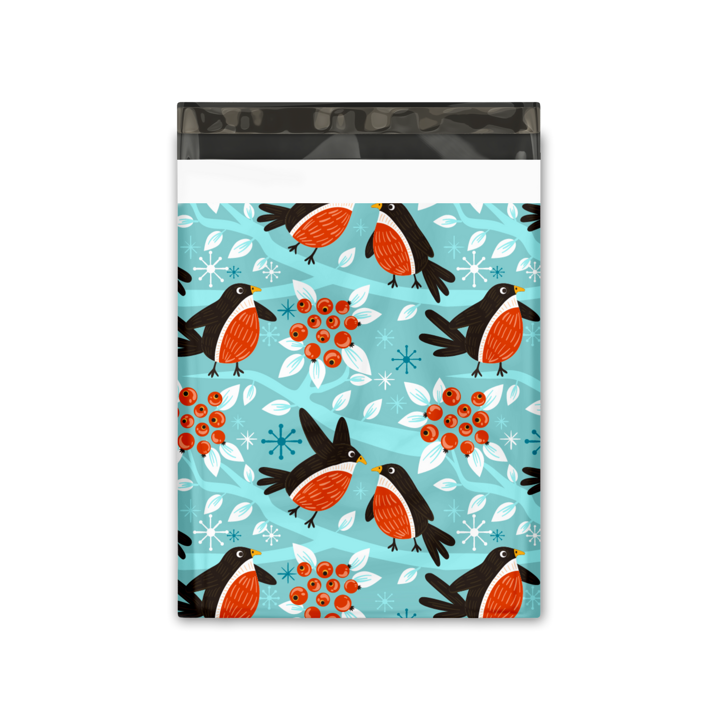 10x13" Poly Mailers - Birds and Berries
