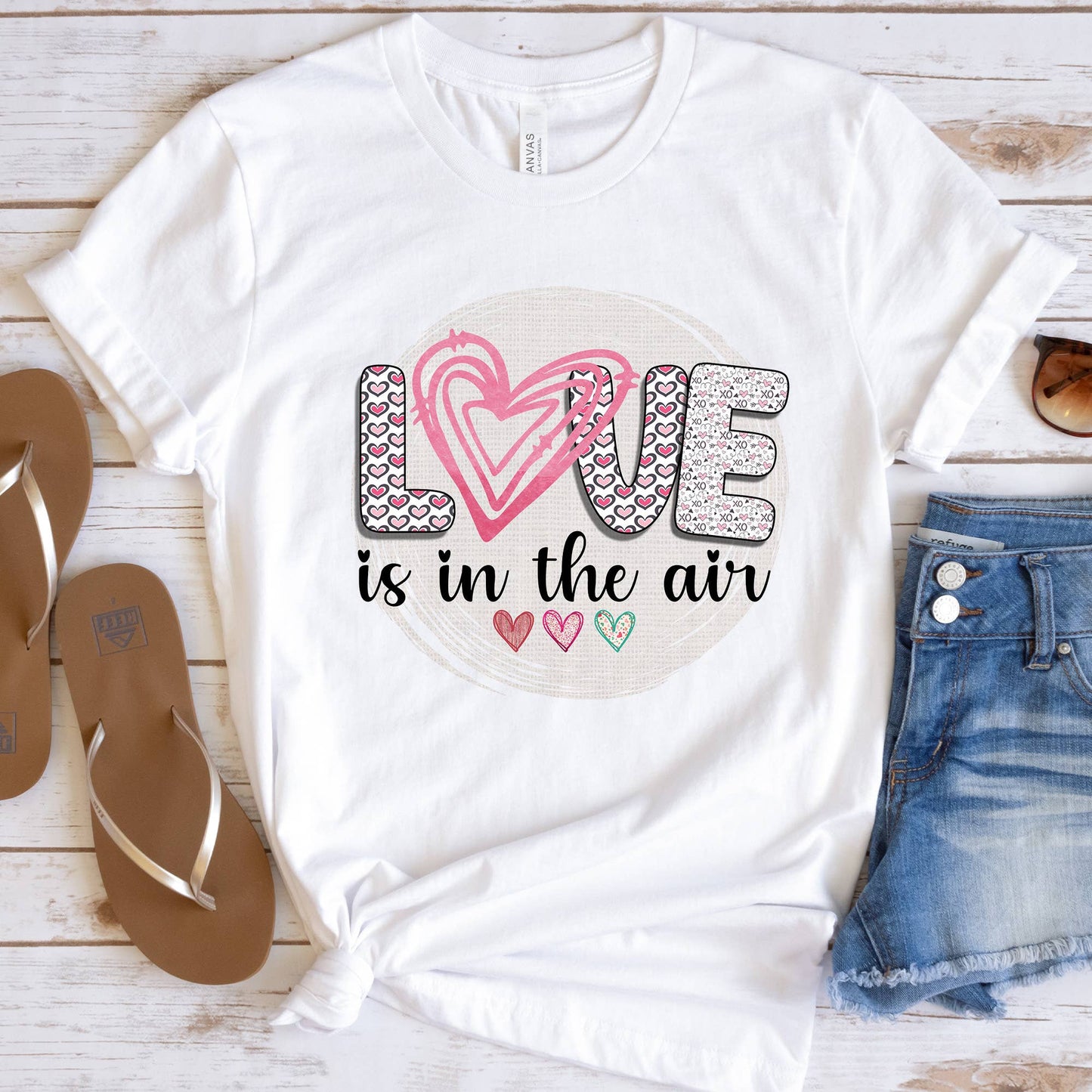 LOVE is in the Air Valentine's Day Tee