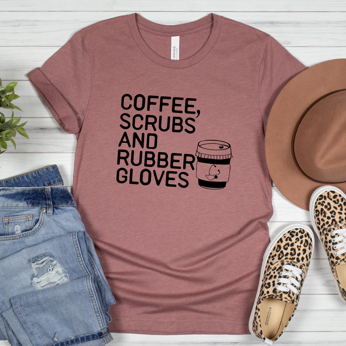 Coffee Scrubs And Rubber Gloves Shirt