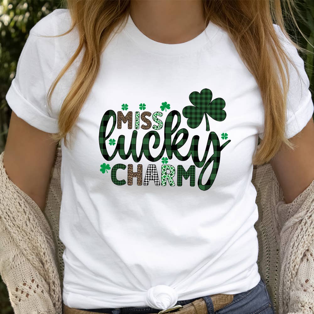 Miss Lucky Charm Patrick's Day Shirt