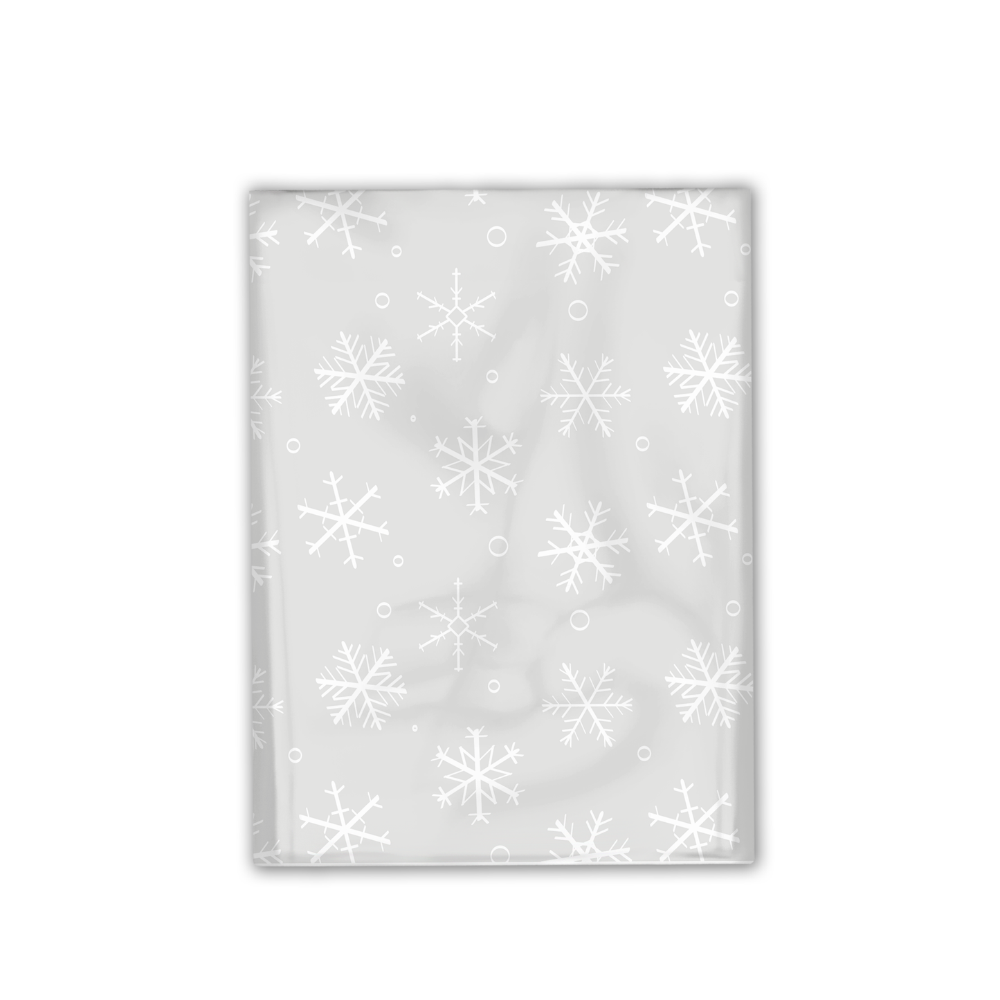 12x15" Winter Snowflake Poly Mailers