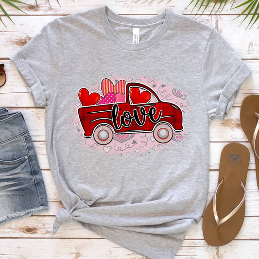 Love Truck Valentine's Day Tee