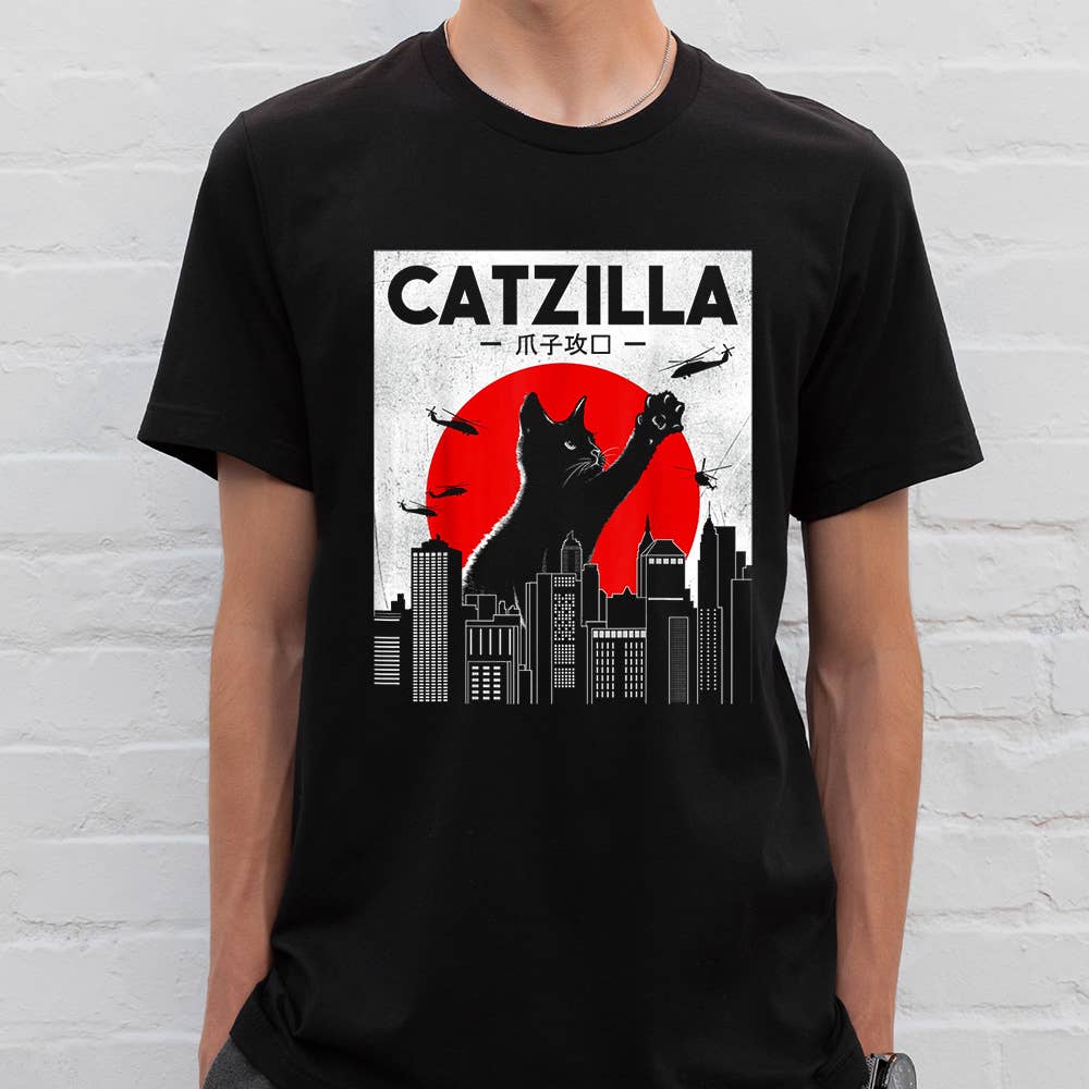 Catzilla Funny Shirt