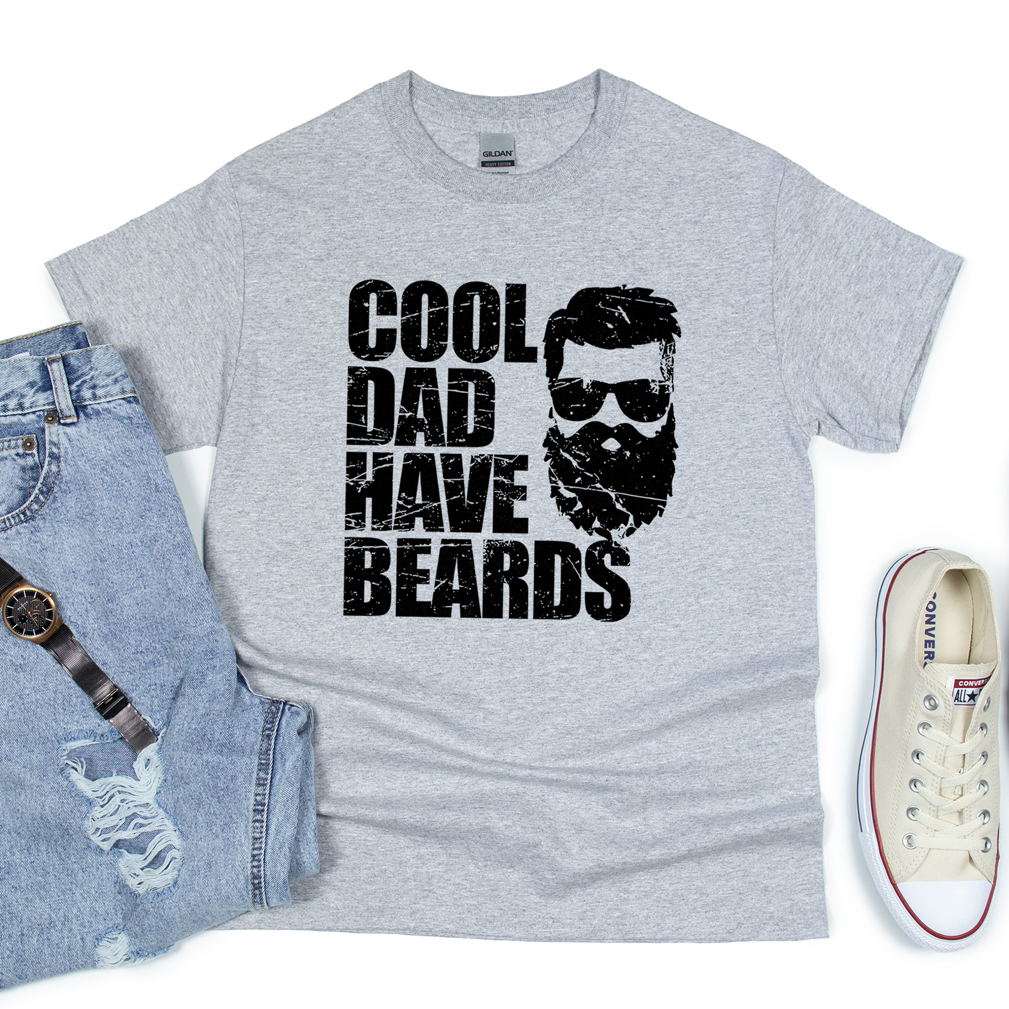 Cool Dad Have Beards Shirt