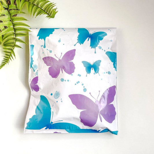 10x13" Poly Mailers - Butterflies