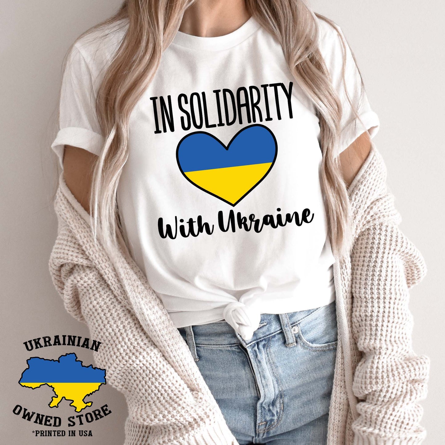 In Solidarity With Ukraine Shirt