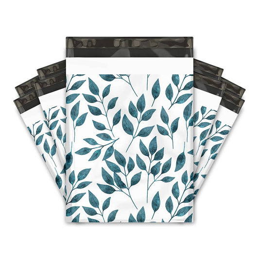 10x13" Poly Mailers Teardrop Leaves