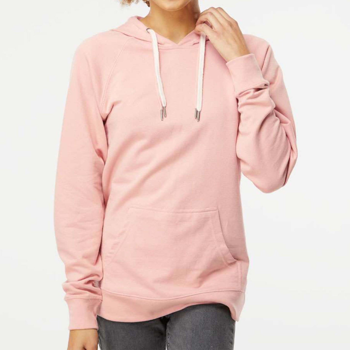 Unisex Lightweight Loopback Terry Hoodie