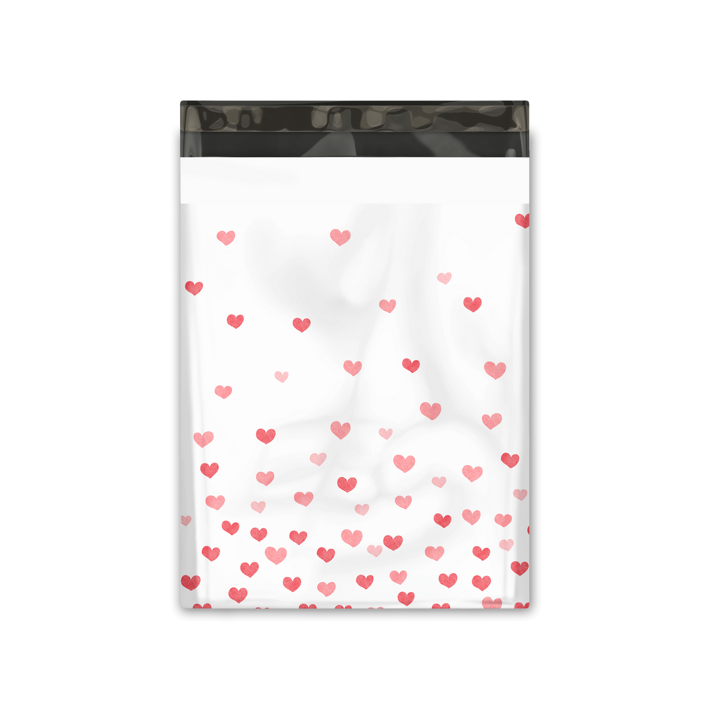 10x13" Poly Mailers - Valentine's Day Hearts