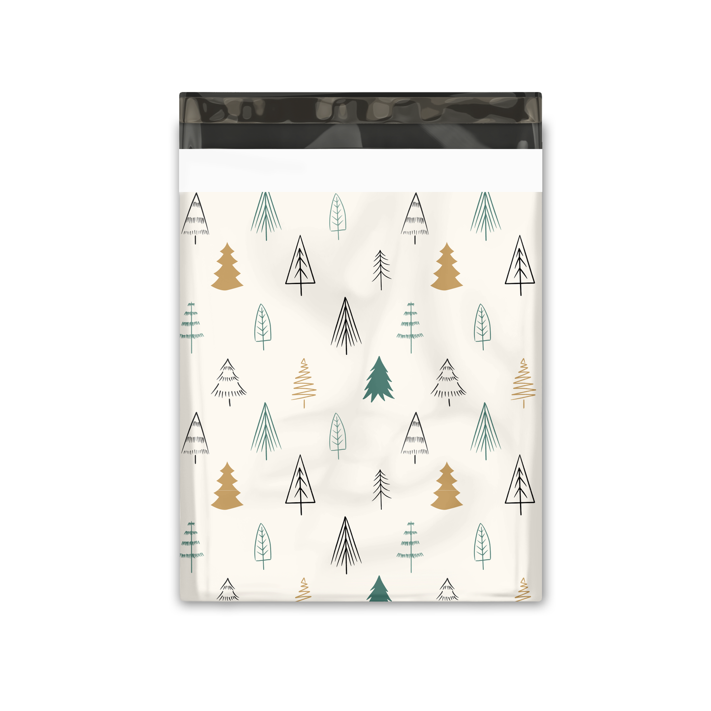 12x15" Christmas Trees Poly Mailers