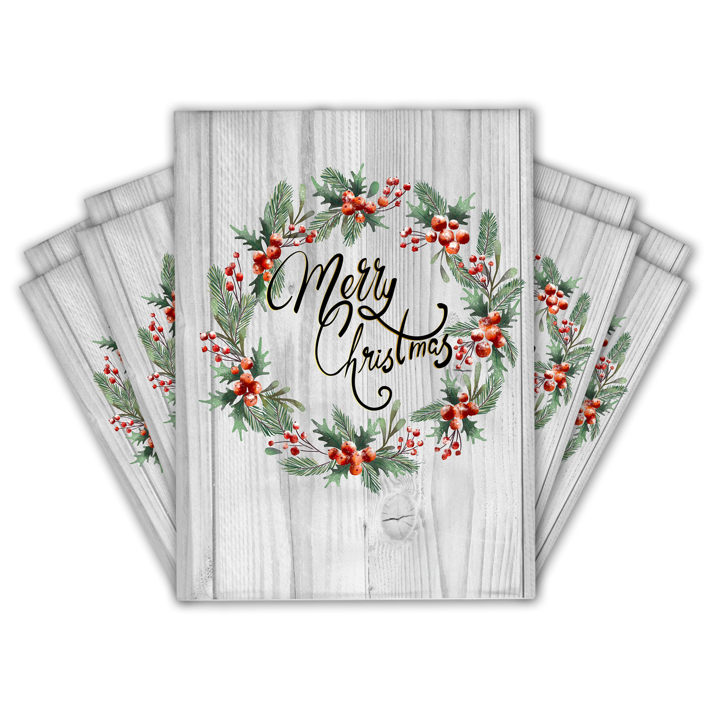 10x13" Poly Mailers - Christmas Wreath