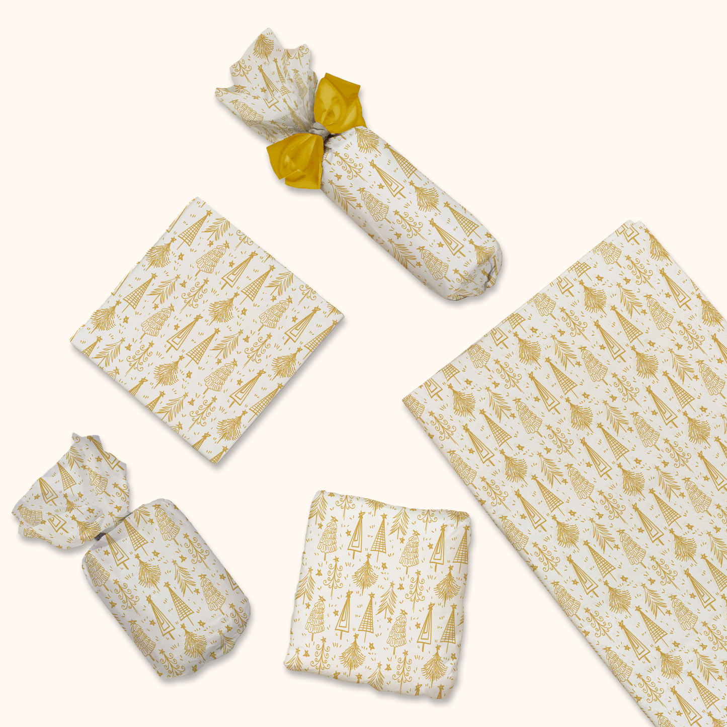 Golden Trees Tissue Paper, Wrapping Paper