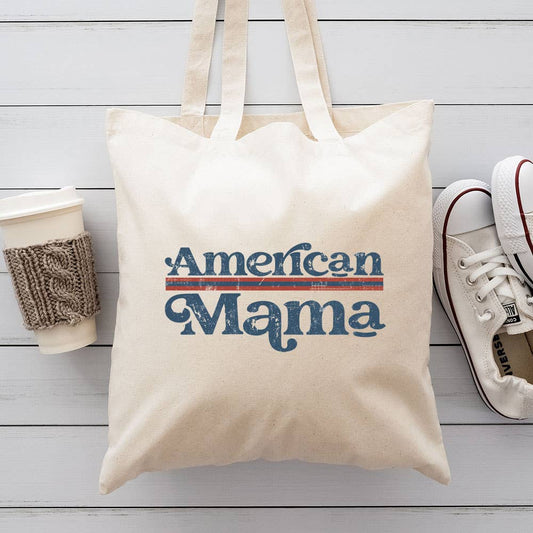 American Mama Canvas Tote Bag