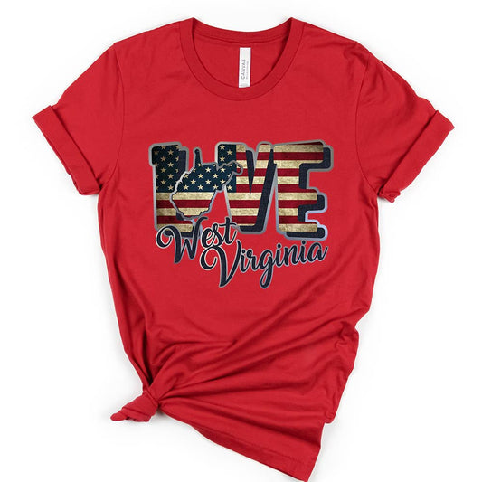 Love West Virginia Shirt