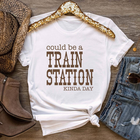 Could Be A Train Station Kinda Day, Yellowstone Shirt