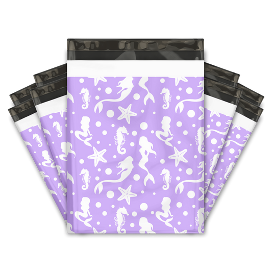 19x24" Purple Mermaids Poly Mailers