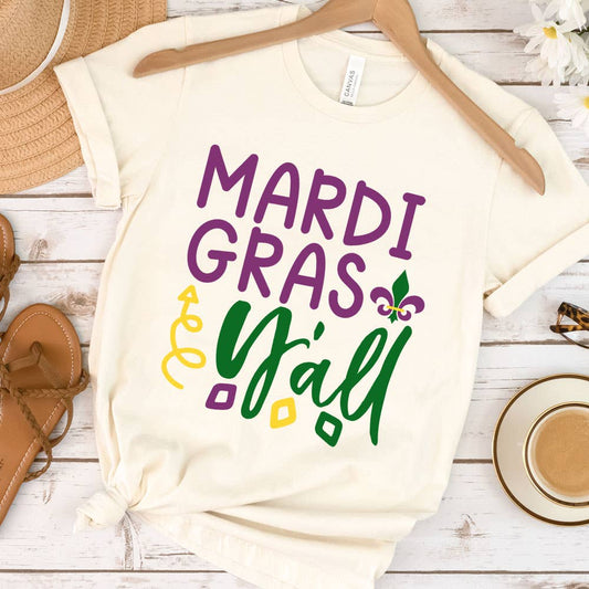 Mardi Gras Y'all Shirt
