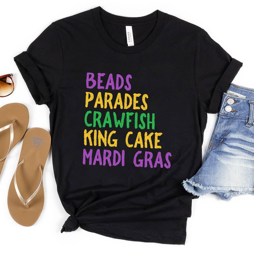 Beads Parades Mardi Gras Shirt