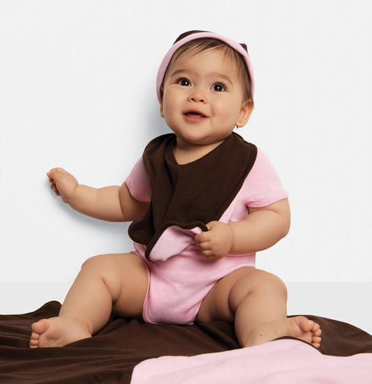 Bella Canvas BABY REVERSIBLE BABY RIB BIB