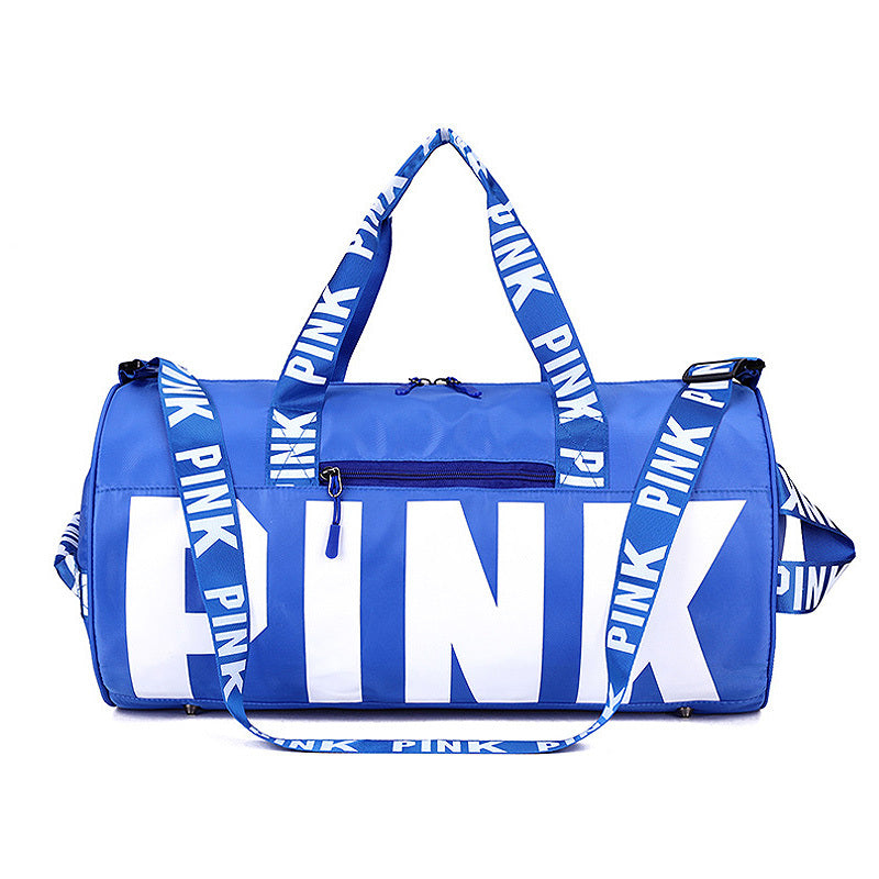 "PINK" Letters Traveling Duffle Bag, Fitness Accessories