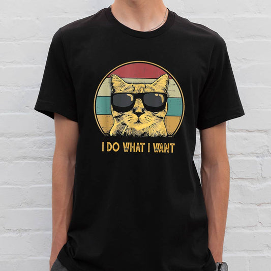 I Do What I Want Funny Cat Shirt