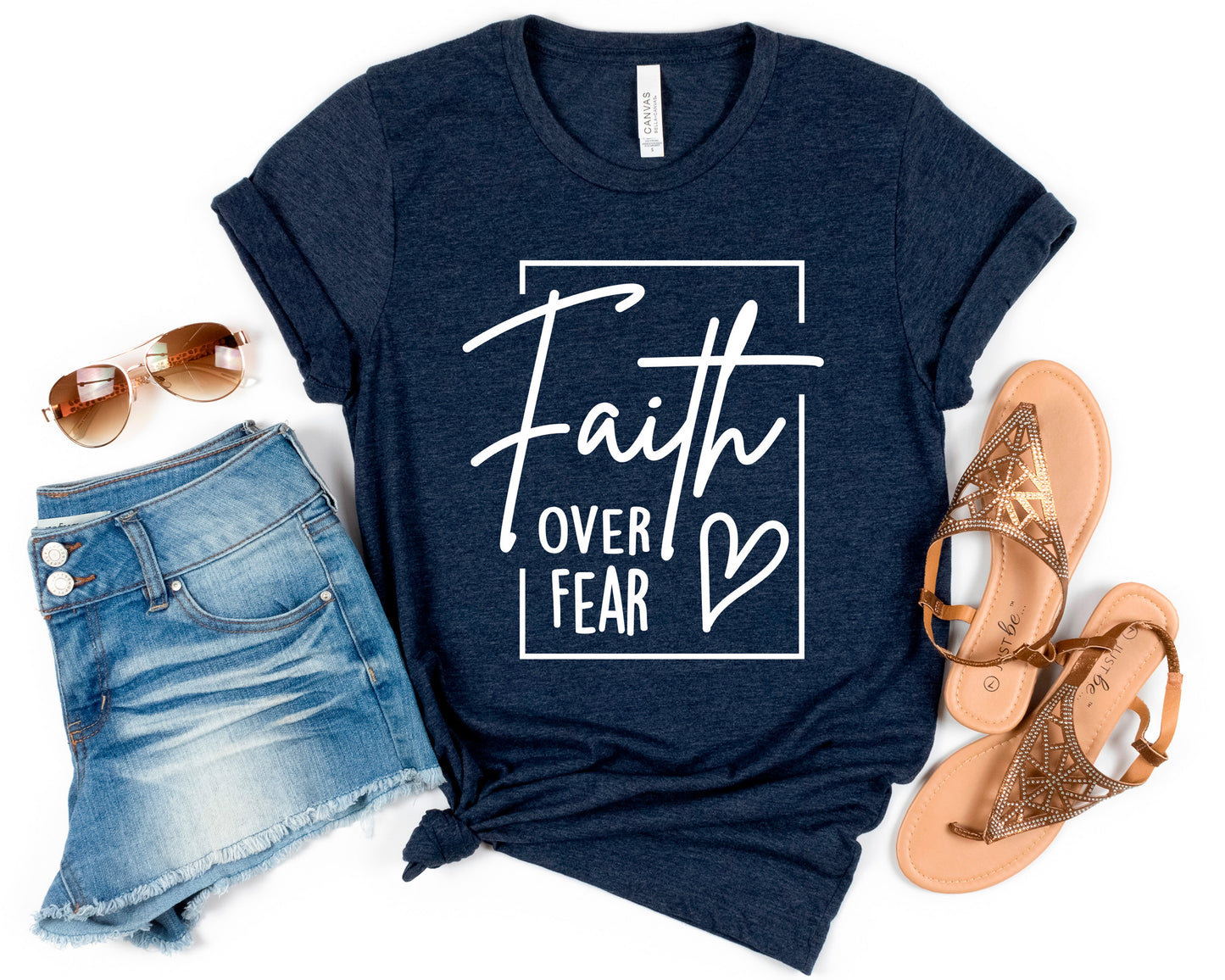 Faith Over Fear Shirt, Christian Faith Shirt