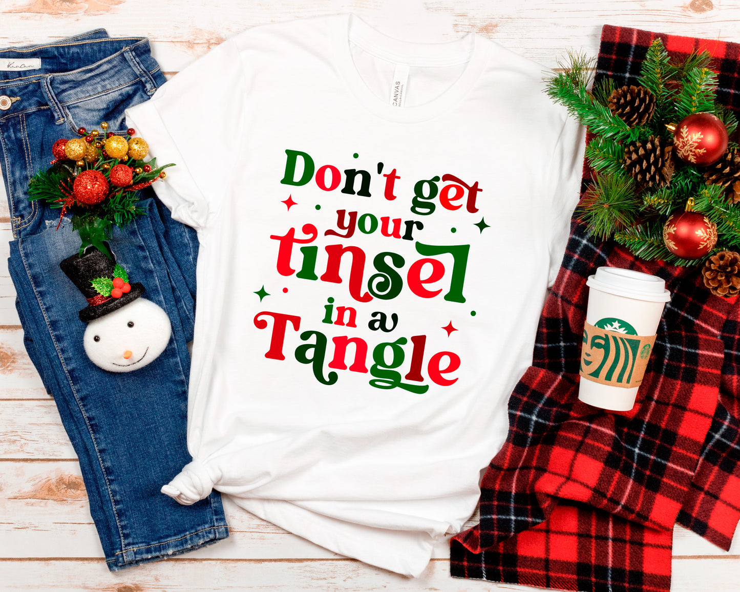 Don't Get Your Tinsel In A Tangle Shirt, Christmas Shirt